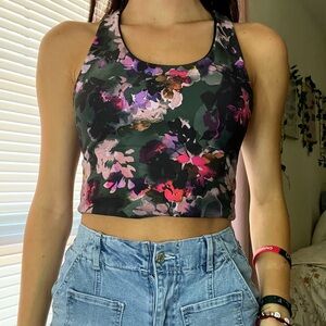 Reversible Floral Crop Top 🌸